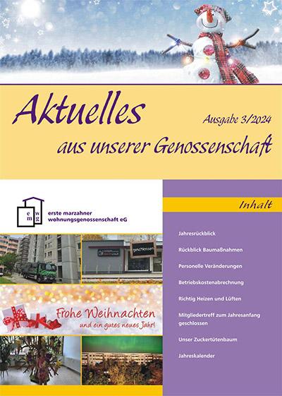 Titelbild Mieterzeitung