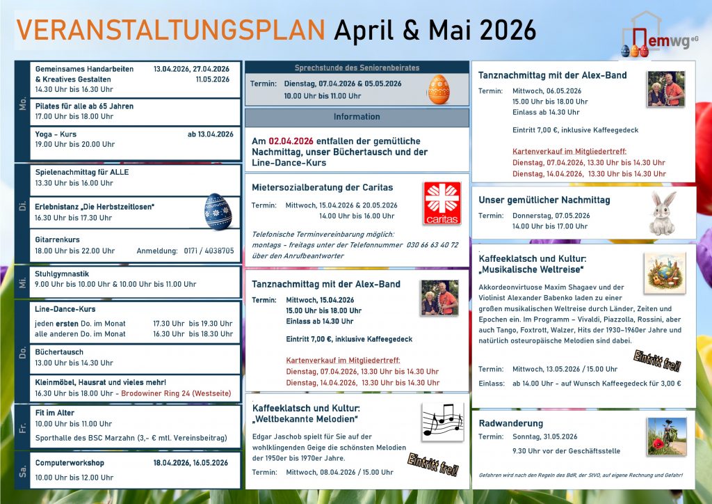 2026 04 05 Veranstaltungsplan