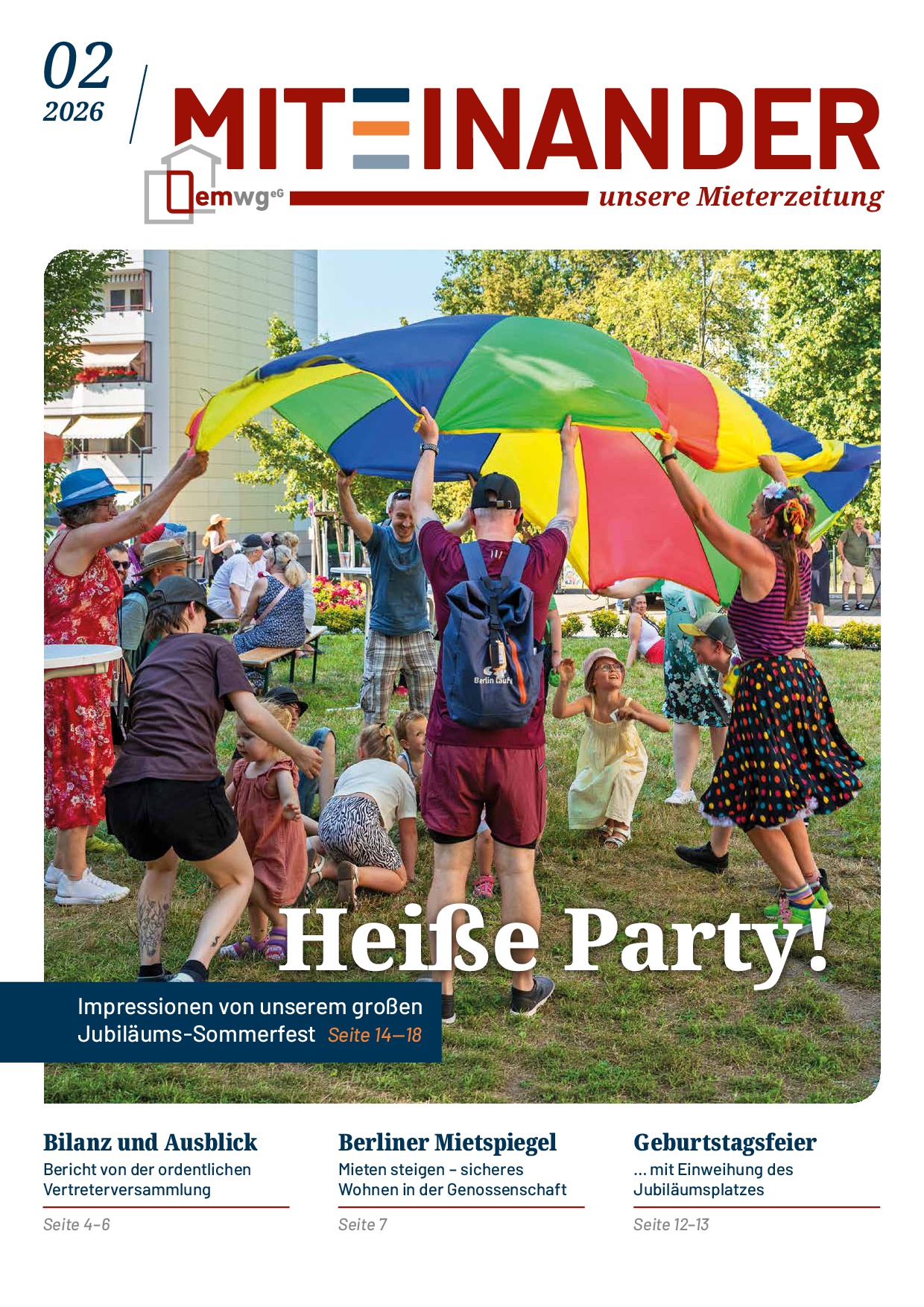 Titelbild Mieterzeitung